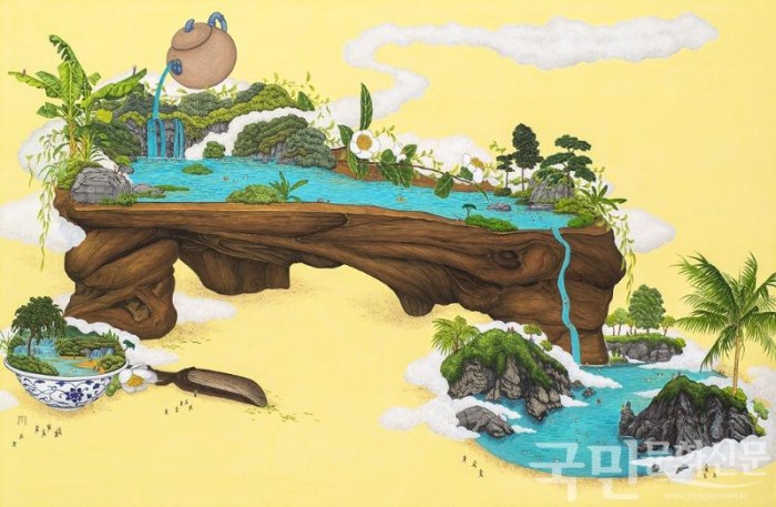 사본 -하루K - Delicious landscape(salad) 72.7×90.9cm,Acrylic guashu on canvas,2023 (3).jpg