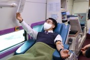 용인도시공사, 최찬용 사장 및 임직원들 23년 정기 헌혈봉사 실시