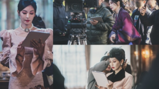 tvN <구미호뎐1938> 김소연, 쉬는 시간도 바쁜 열정 가득한 카메라 뒤 현장 포착