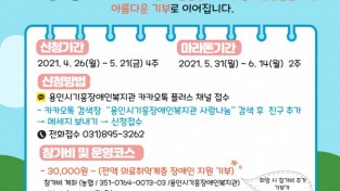 용인시기흥장애인복지관, 저소득 의료취약계층 위한 ‘언택트 기부마라톤’ 개최