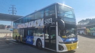 용인특례시, 출퇴근 편의 위해 2층 전기버스 14대 신규 투입