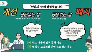 경기도교육청, 1월부터 '공문없는 날' 폐지…학교 자율성 확대와 업무 개선