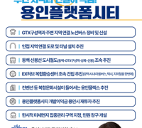 더불어민주당 용인시(정) 이언주 후보 1호 공약 플랫폼시티 기반 용인 발전 구상 발표