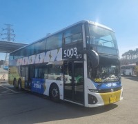 용인특례시, 출퇴근 편의 위해 2층 전기버스 14대 신규 투입